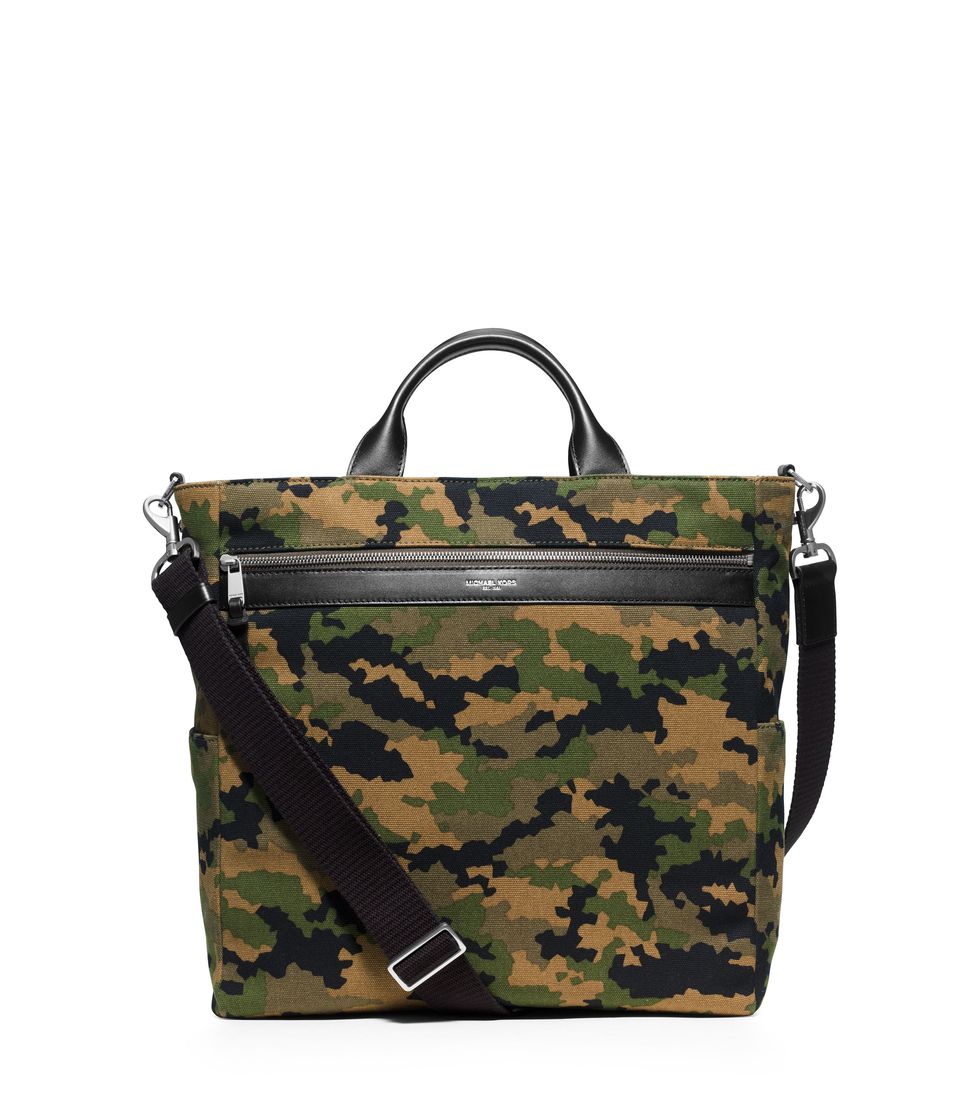 Brown, Camouflage, Military camouflage, Khaki, Bag, Beige, Shoulder bag, Baggage, 