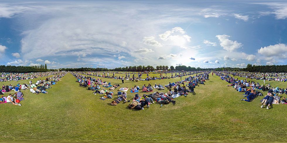 Sky, Cloud, Grassland, Plain, Land lot, Cumulus, Meadow, Cobalt blue, Electric blue, Field, 