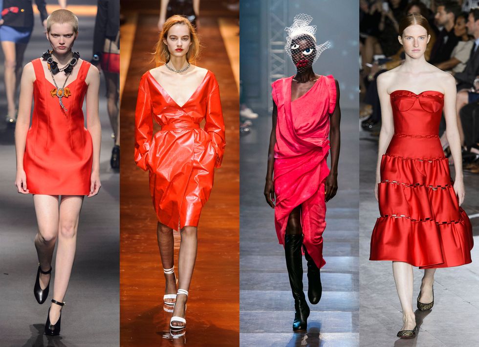Dress, Red, Style, Fashion model, Fashion, One-piece garment, Haute couture, Waist, Model, Fashion design, 