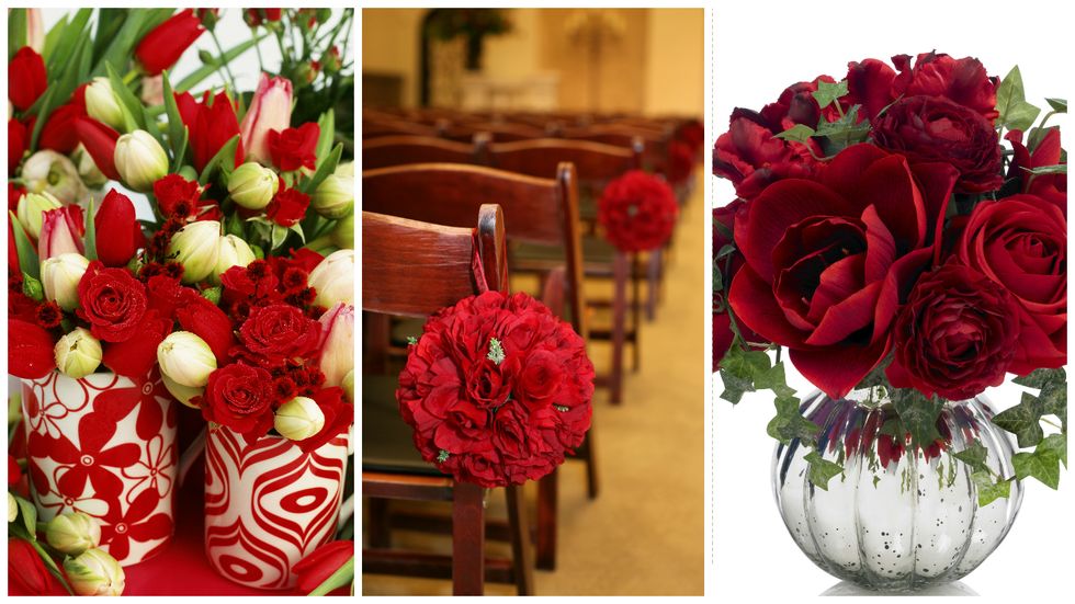 Petal, Flower, Red, Bouquet, Cut flowers, Floristry, Flowering plant, Flower Arranging, Carmine, Centrepiece, 