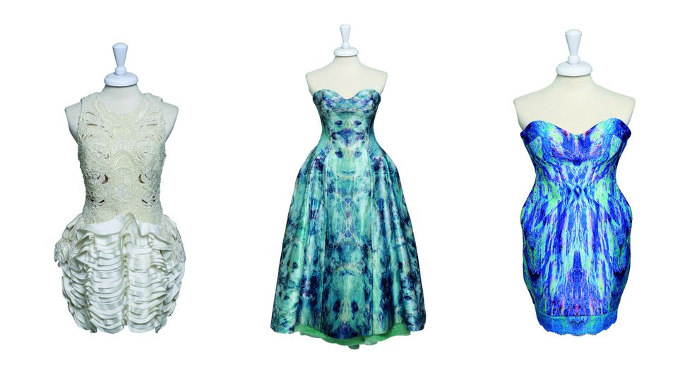 Blue, Product, Dress, Green, Pattern, Aqua, Teal, Formal wear, Lavender, One-piece garment, 