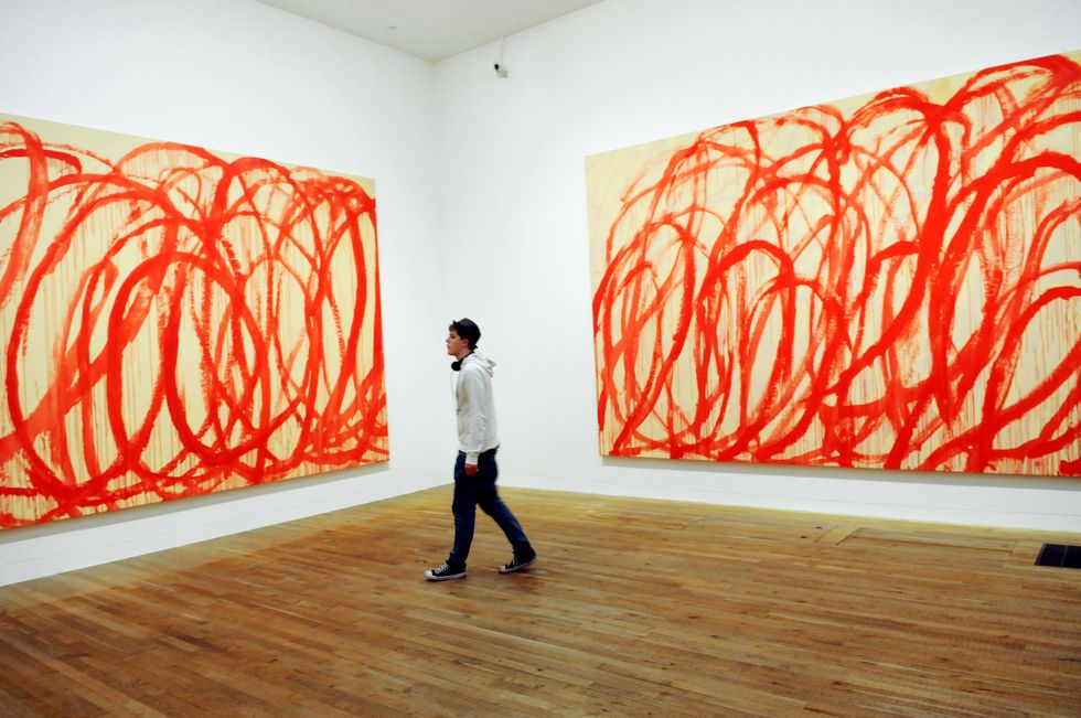 Cy Twombly 畫作展覽
