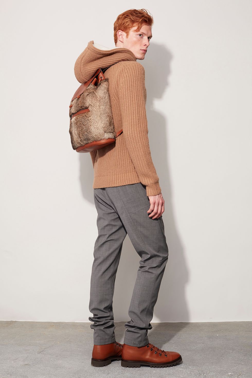 Brown, Sleeve, Shoe, Trousers, Human body, Shoulder, Textile, Standing, Joint, Outerwear, 