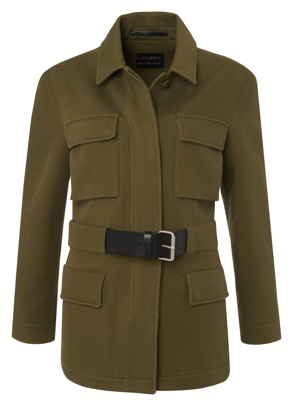 Clothing, Product, Brown, Collar, Sleeve, Coat, Khaki, Standing, Pocket, Dress shirt, 