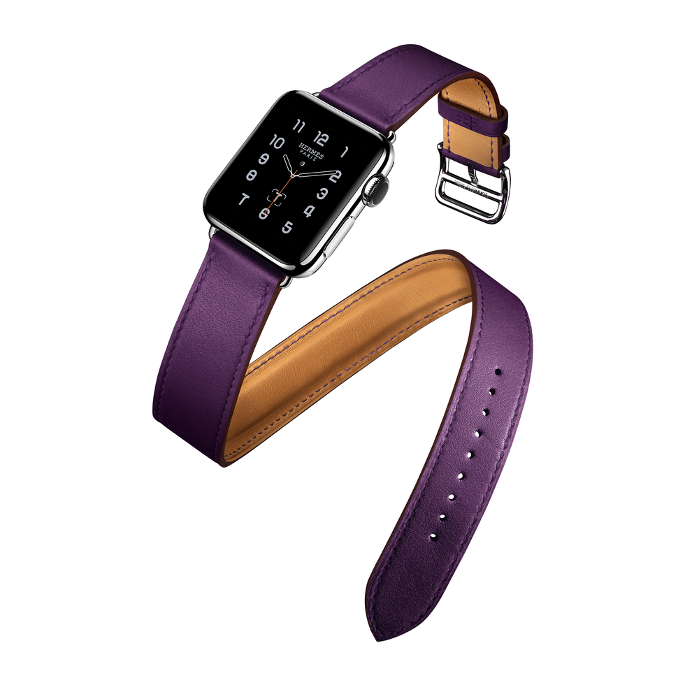 Product, Brown, Purple, Watch, Violet, Magenta, Pink, Wrist, Lavender, Font, 