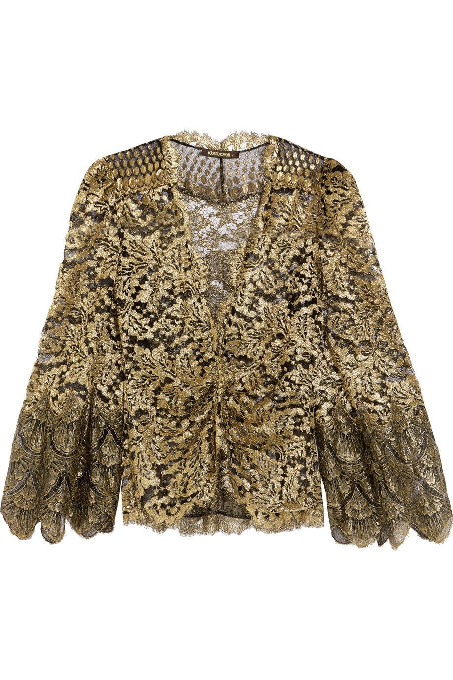 <p>        金屬感蕾絲外套，約NT76,770，Roberto Cavalli at Net-A-Porter。  <span class="redactor-invisible-space"></span></p>
