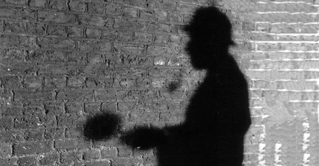 Wall, Brick, Monochrome, Shadow, Black-and-white, Brickwork, Tints and shades, Monochrome photography, Silhouette, Concrete, 