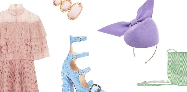 Purple, Pattern, Violet, Lavender, Peach, Guitar, Design, Day dress, One-piece garment, Fashion design, 