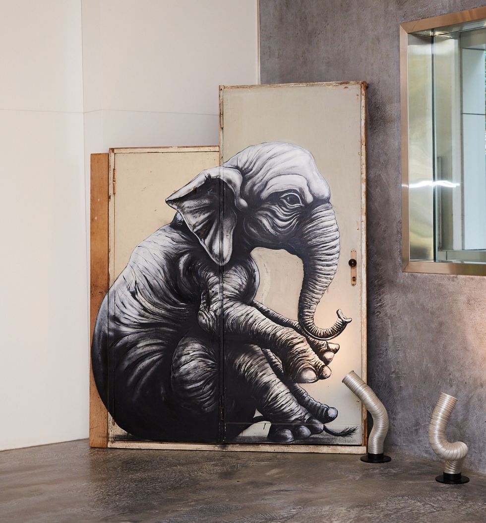 Art, Street art, Elephant, Visual arts, Indian elephant, African elephant, Elephants and Mammoths, Illustration, 
