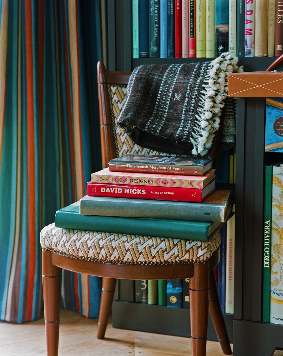 Furniture, Chair, Blue, Curtain, Interior design, Room, Turquoise, Window treatment, Textile, Cushion, 