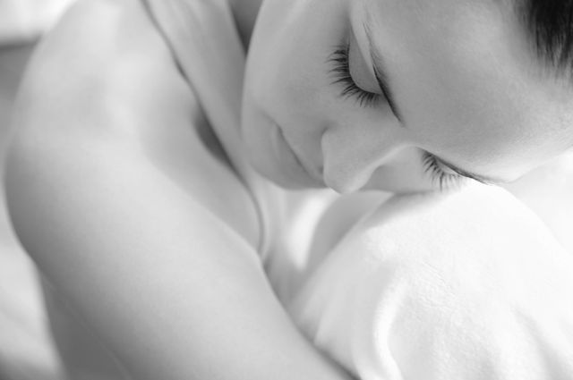 White, Photograph, Skin, Child, Beauty, Baby, Black-and-white, Sleep, Close-up, Cheek, 