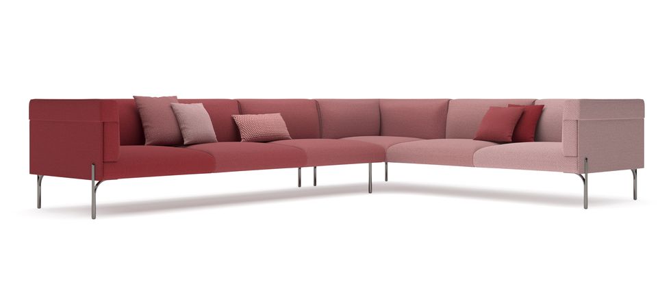 Brown, Couch, Room, Interior design, Wall, Rectangle, Maroon, Beige, studio couch, Living room, 