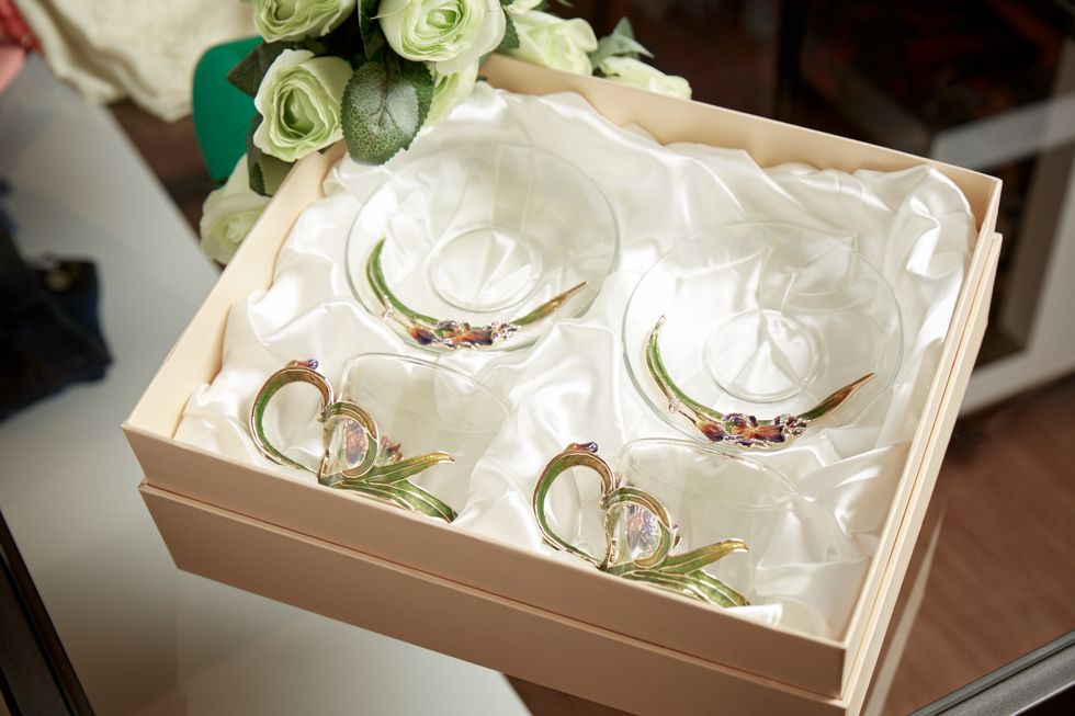 Wedding ceremony supply, Box, Party favor, Wedding favors, Wedding ring cushion, Fashion accessory, Jewellery, Tableware, 