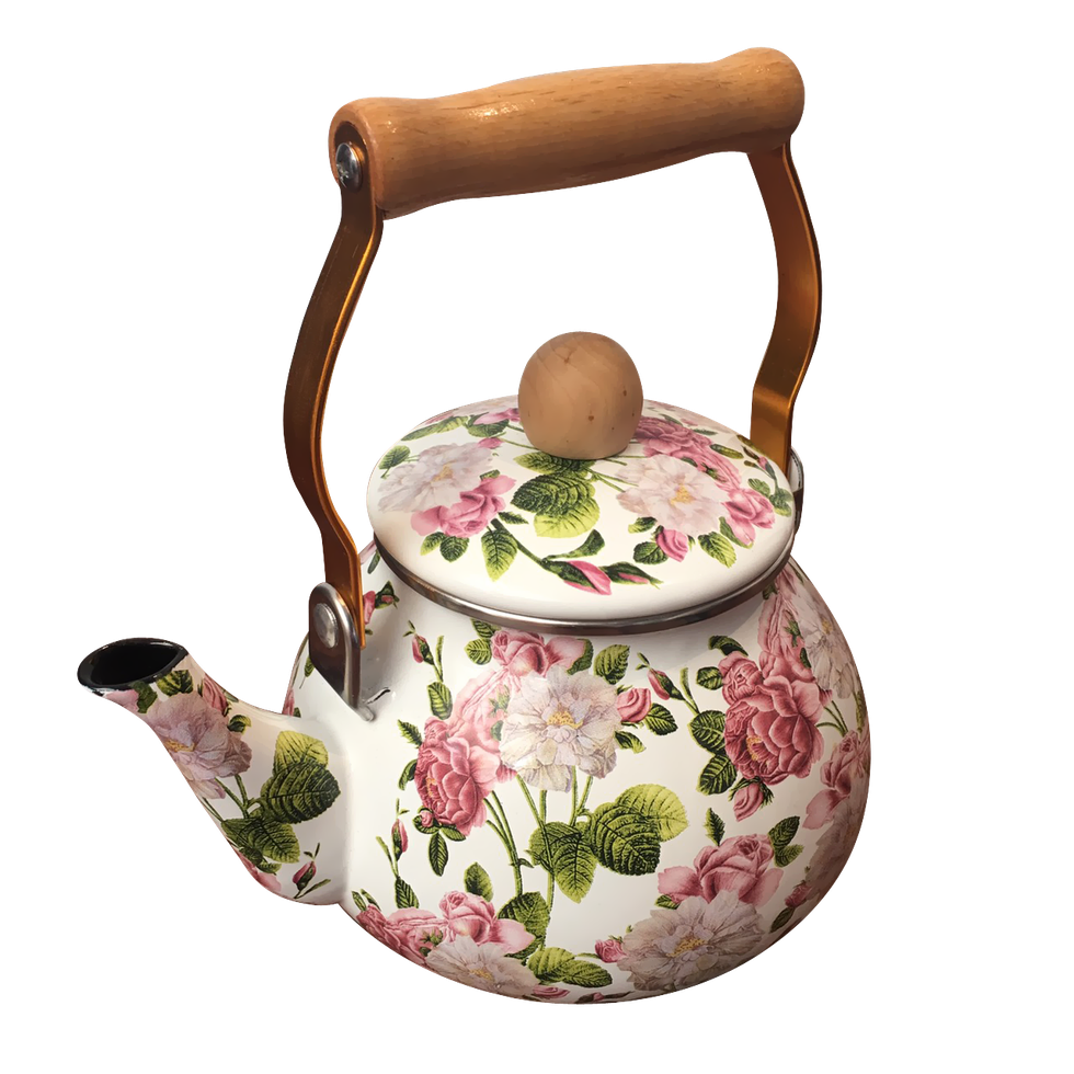 Kettle, Teapot, Porcelain, Tableware, Tea set, Serveware, Stovetop kettle, Plant, Teacup, Lid, 