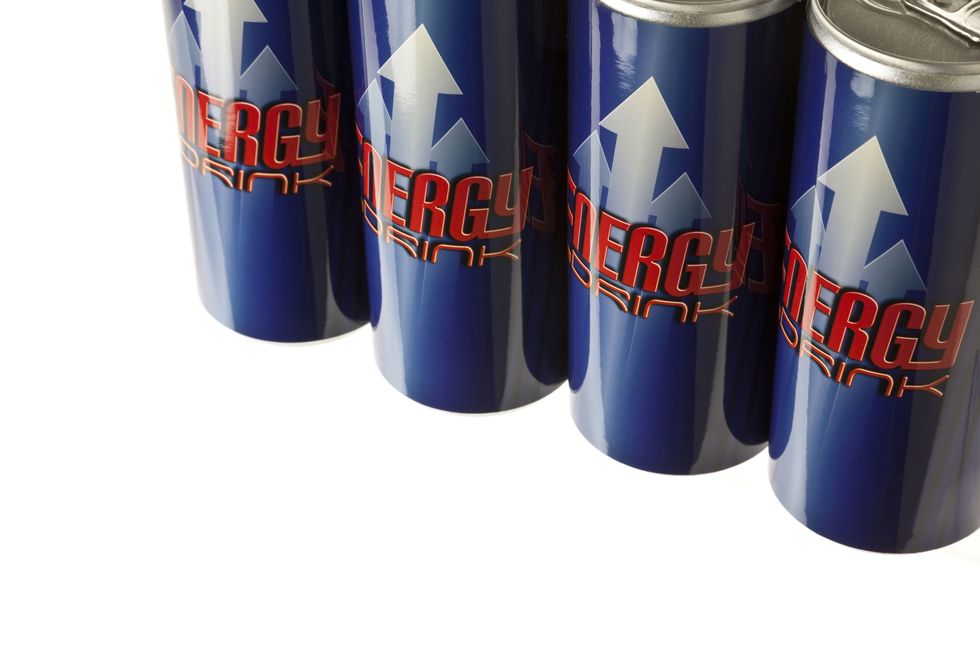 Red bull, Energy drink, Drink, Beverage can, Aluminum can, Vodka red bull, Tin can, Rim, Cylinder, 
