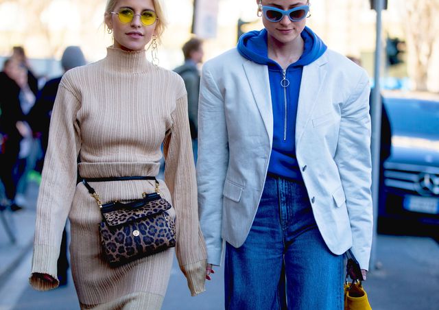 Street fashion, Fashion, Eyewear, Cobalt blue, Clothing, Blue, Sunglasses, Electric blue, Denim, Jeans, 