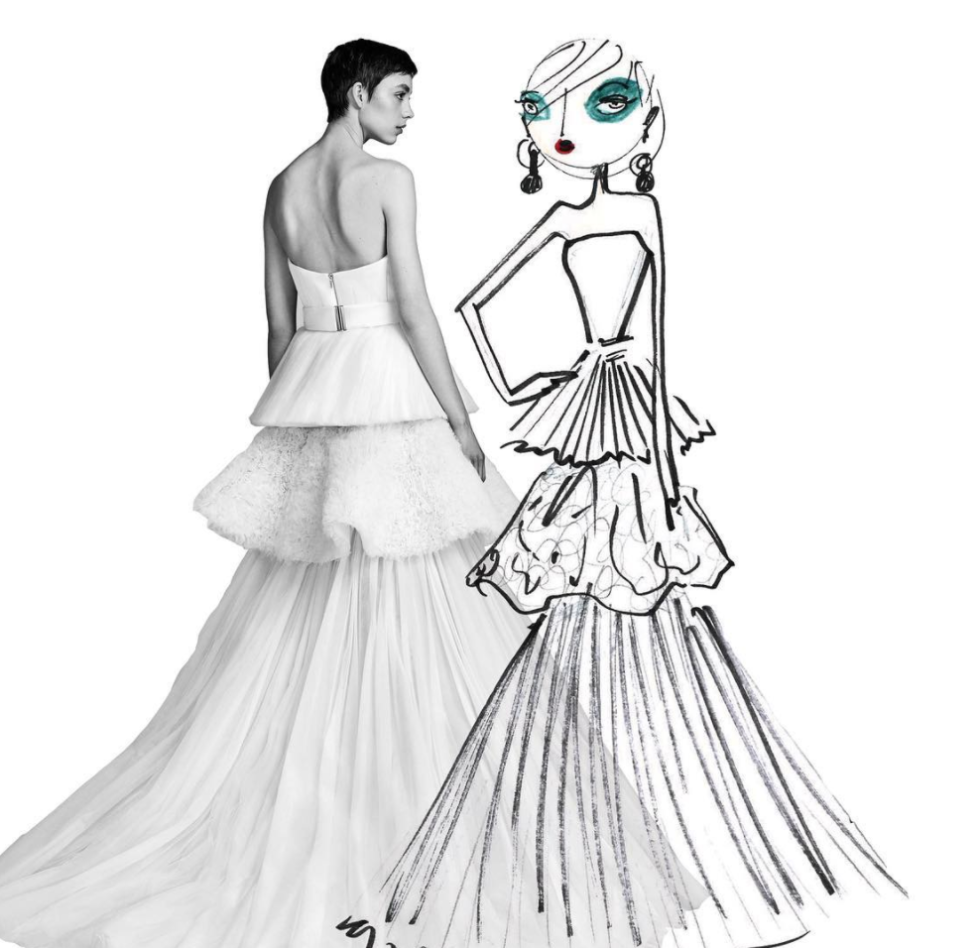 Gown, Dress, Clothing, Wedding dress, Victorian fashion, Bridal clothing, Fashion design, Bride, Costume design, Bridal party dress, 