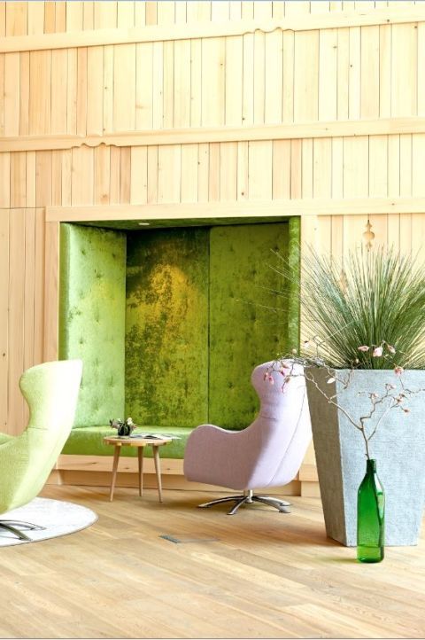 Green, Wall, Floor, Interior design, Room, Furniture, Wood flooring, Wood, Flooring, Laminate flooring, 