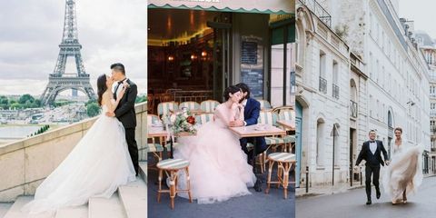 Bride, Photograph, Wedding dress, Gown, Dress, Bridal clothing, Ceremony, Wedding, Veil, Fashion, 