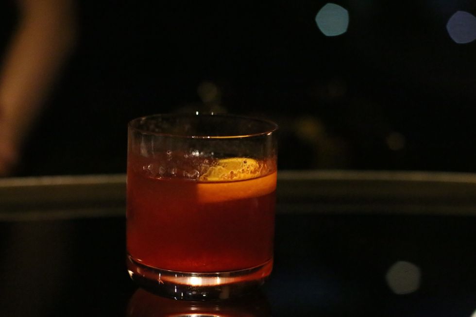 Drink, Classic cocktail, Alcoholic beverage, Cocktail, Distilled beverage, Old fashioned, Sazerac, Whiskey sour, Liqueur, Negroni, 
