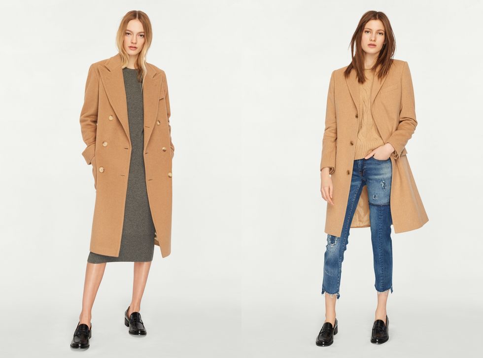 Clothing, Overcoat, Coat, Outerwear, Standing, Beige, Trench coat, Khaki, Fashion, Shoulder, 