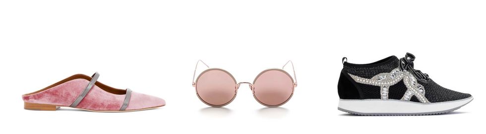 Eyewear, Sunglasses, Glasses, Pink, Personal protective equipment, Vision care, Peach, Fashion accessory, Goggles, Beige, 