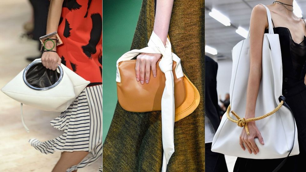 Fashion, Street fashion, Handbag, Bag, Shoulder, Fashion accessory, Leather, Style, Beige, Fashion design, 