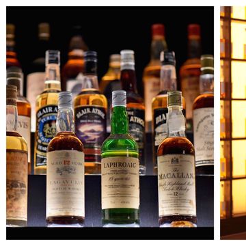 Drink, Liqueur, Distilled beverage, Alcoholic beverage, Alcohol, Product, Bottle, Whisky, Glass bottle, Scotch whisky, 