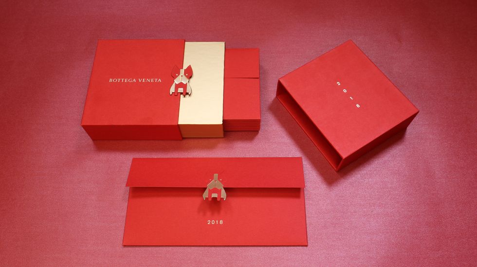 Red, Carmine, Paper product, Material property, Box, Rectangle, Packaging and labeling, Paper, Present, Gift wrapping, 
