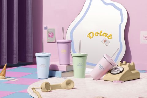最夢幻環保杯已上線！oolab「冰淇淋吸管杯」繽紛撞色讓你少女心爆發、陶瓷易潔層環保又時尚