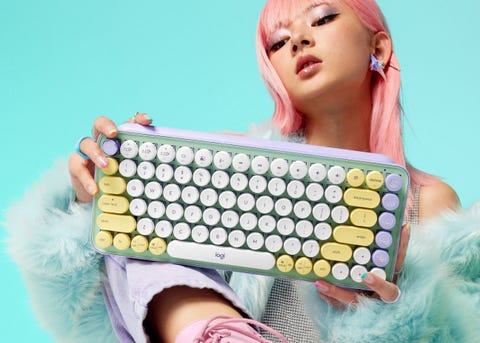 羅技 pop keys 首創「emoji 鍵盤」可愛爆擊!8種表情鍵、3款夢幻色+復古小圓鍵必收