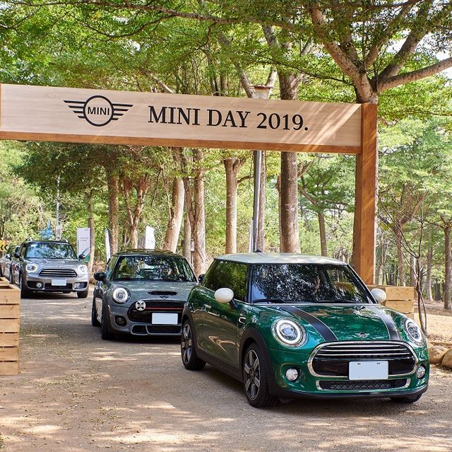 Mini Day 車聚派對超時髦 280輛獨一無二mini大集合 彩繪明信片 木工手作課程 現場竟然還有英倫理容服務