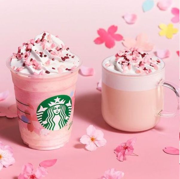 日本星巴克2020櫻花季即將開始！推出「櫻花牛奶布丁星冰樂」限定飲品＋質感櫻花周邊商品