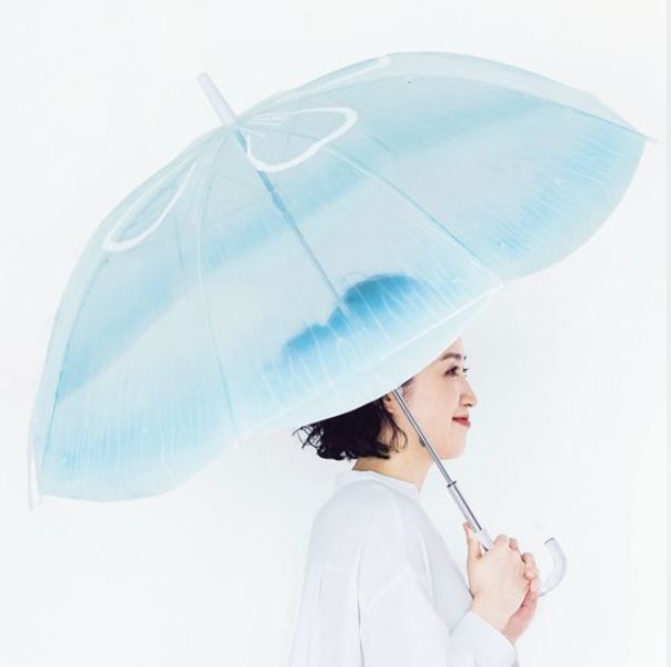 日本網拍透明系水母雨傘