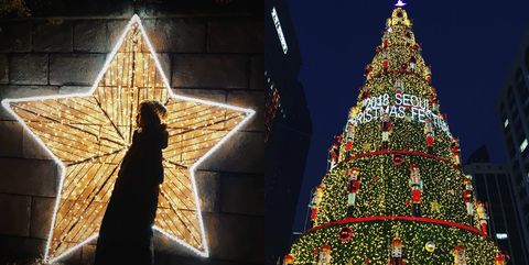 燈光秀, 聖誕慶典, 聖誕節, 韓國, 首爾