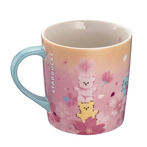 星巴克 粉嫩春櫻系列 限定杯款發售 櫻花小熊馬克杯 櫻花杯盤組 等超過50款商品融化少女心 星巴克 粉嫩春櫻系列 限定杯款發售 櫻花小熊馬克杯 櫻花杯盤組 等超過50款商品融化少女心