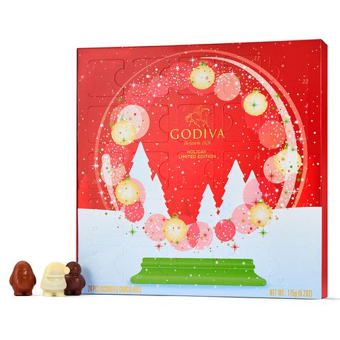 godiva聖誕禮盒開箱！倒數月曆、小熊禮盒裡面藏著「聖誕老公公、雪人」超可愛巧克力