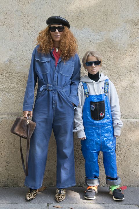 Denim, Clothing, Jeans, Street fashion, Overall, Blue, Fashion, Standing, Outerwear, Textile, 