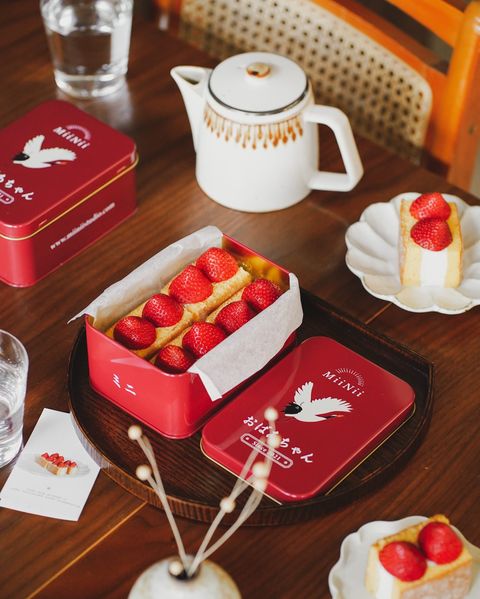 網購人氣甜點「耘菓」草莓鐵盒蛋糕