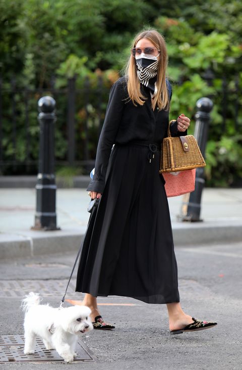 new york, ny   august 18 olivia palermo is seen on august 18, 2020 in new york city  photo by jose perezbauer griffingc images