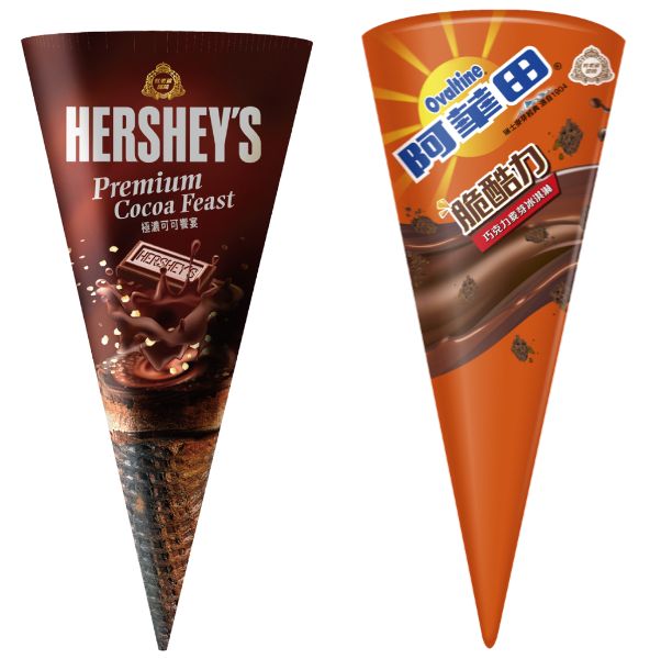 阿華田、Hershey's X杜老爺甜筒推出聯名冰品！萊爾富全台限量獨賣10萬支