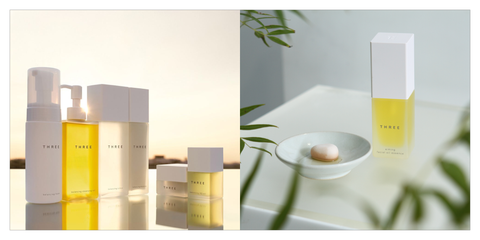 Elle Beauty Tube 日本品牌three 以天然系精油保養品養出又潤又滑牛奶肌spa級香氣更為妳卸下一整天的疲憊 Elle Beauty Tube 日本品牌three 以天然系精油保養品養出又潤又滑牛奶肌spa級香氣更為妳卸下一整天的疲憊