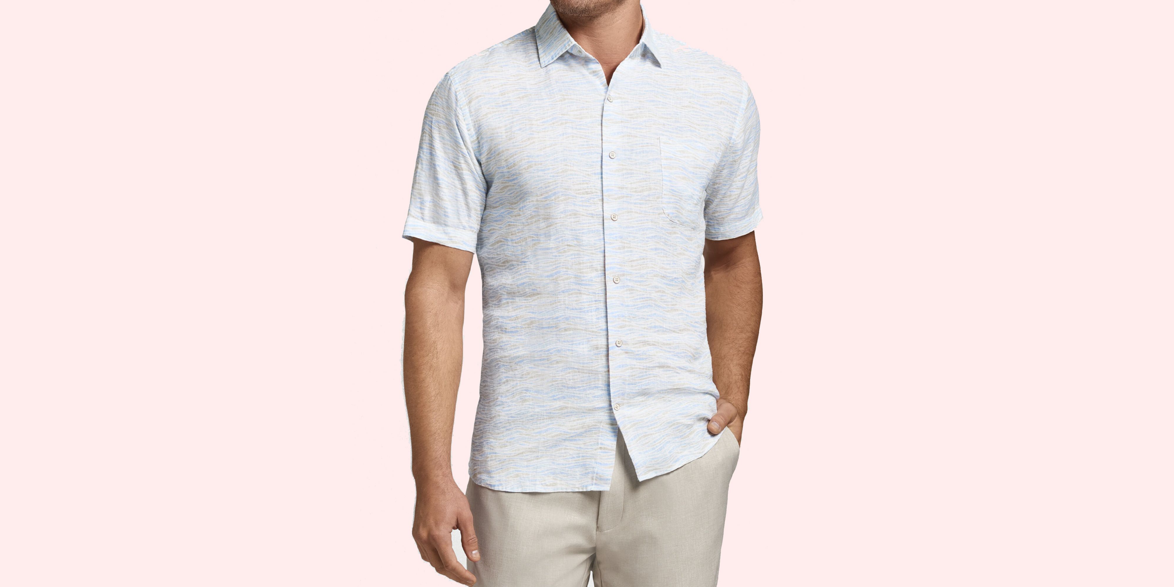 Swift Short-Sleeve Shirt Saks Fifth Avenue Men Clothing Shirts Short sleeved Shirts 