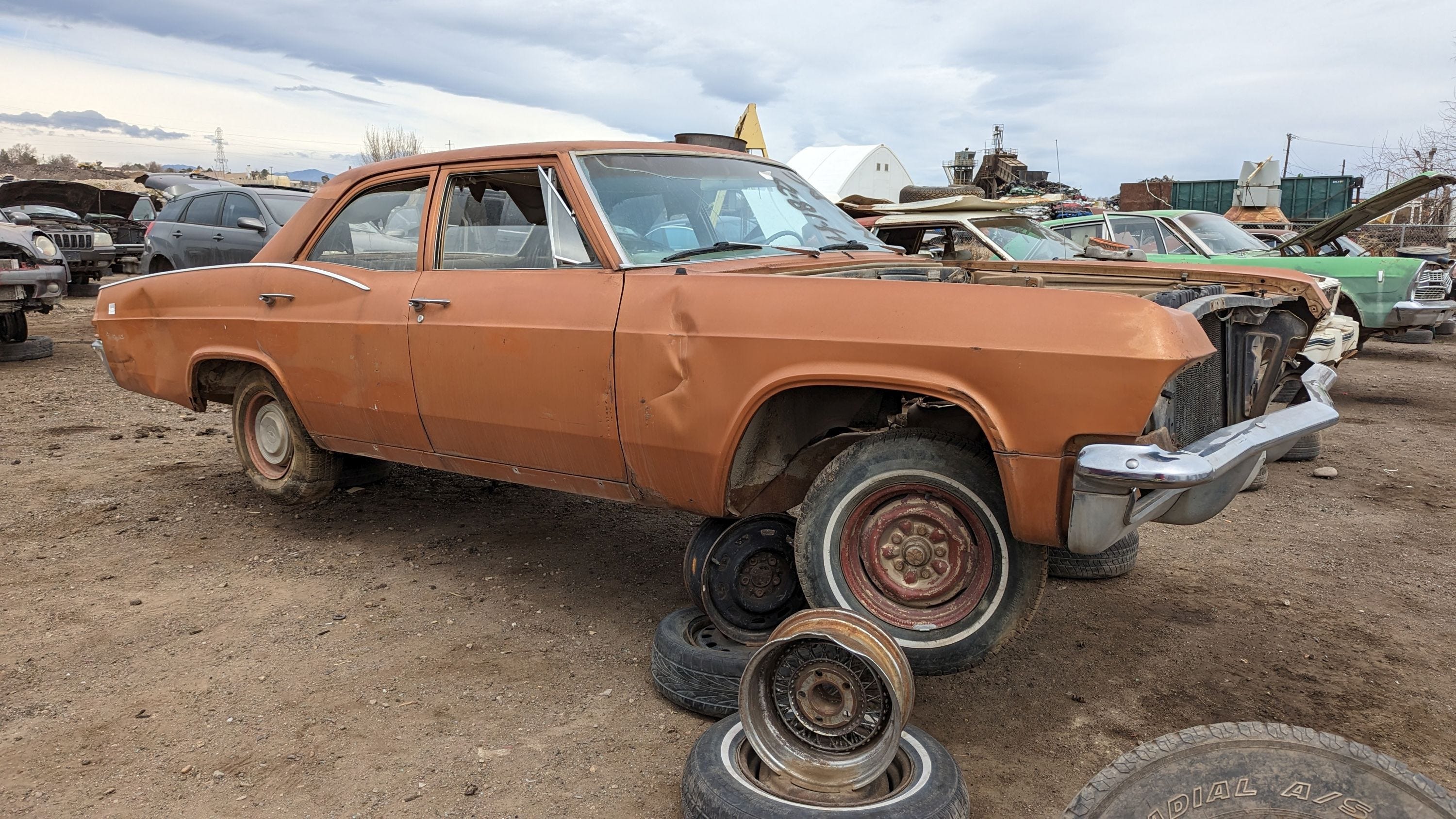 1965 Chevrolet Biscayne Four-Door Sedan Is Junkyard Treasure