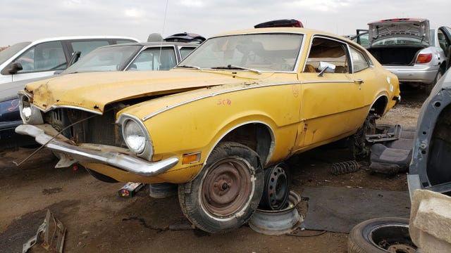 1972 mercury comet with manual transmission is junkyard treasure 1972 mercury comet with manual