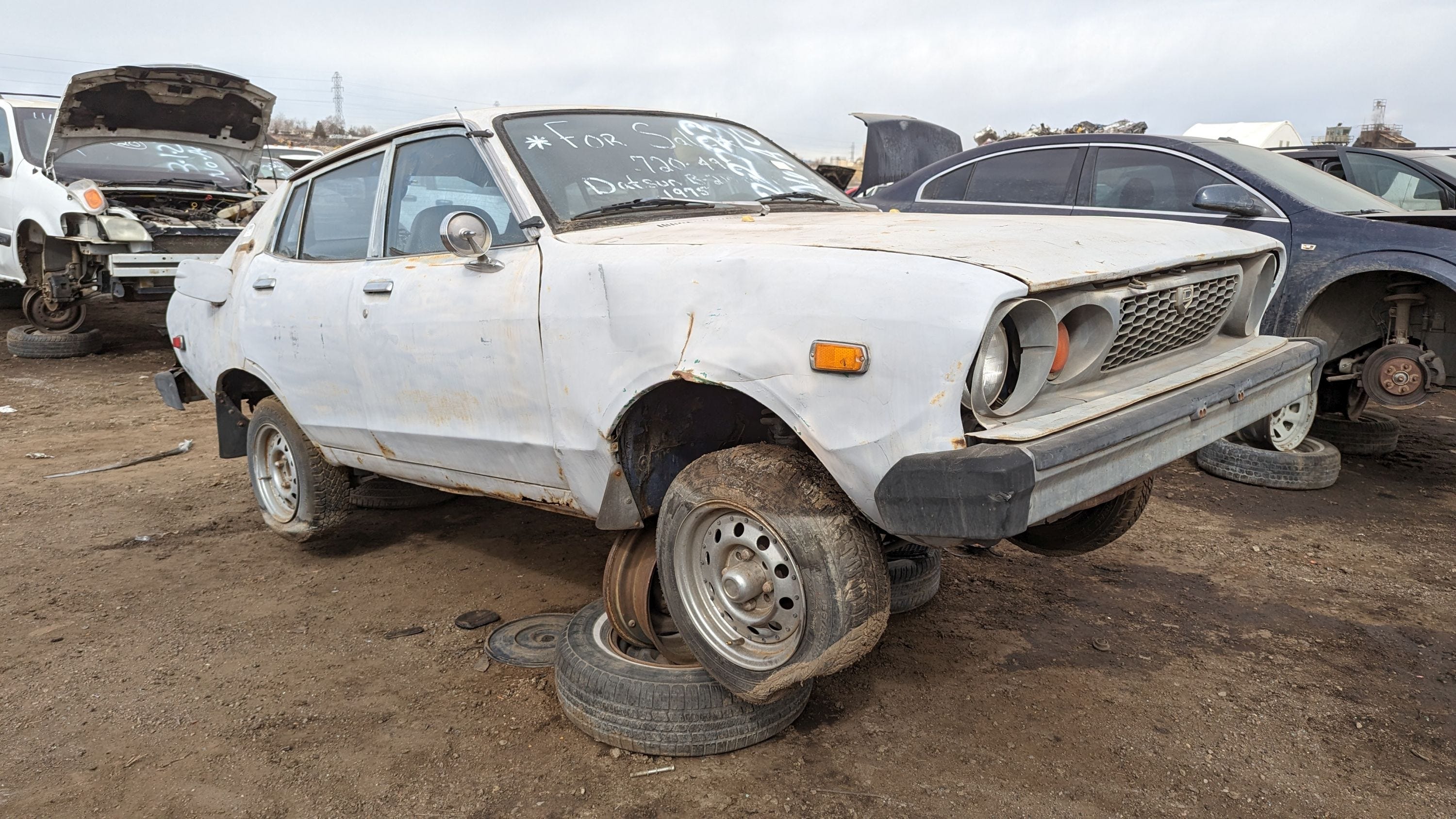 1975 Datsun B210 Sedan Is Junkyard Treasure