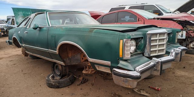 1979 ford thunderbird town landau in colorado junkyard