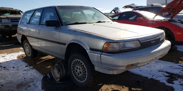 1987 toyota camry station wagon in colorado junkyard