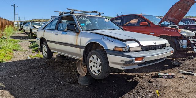 1988 honda accord with 600k miles in colorado junkyard