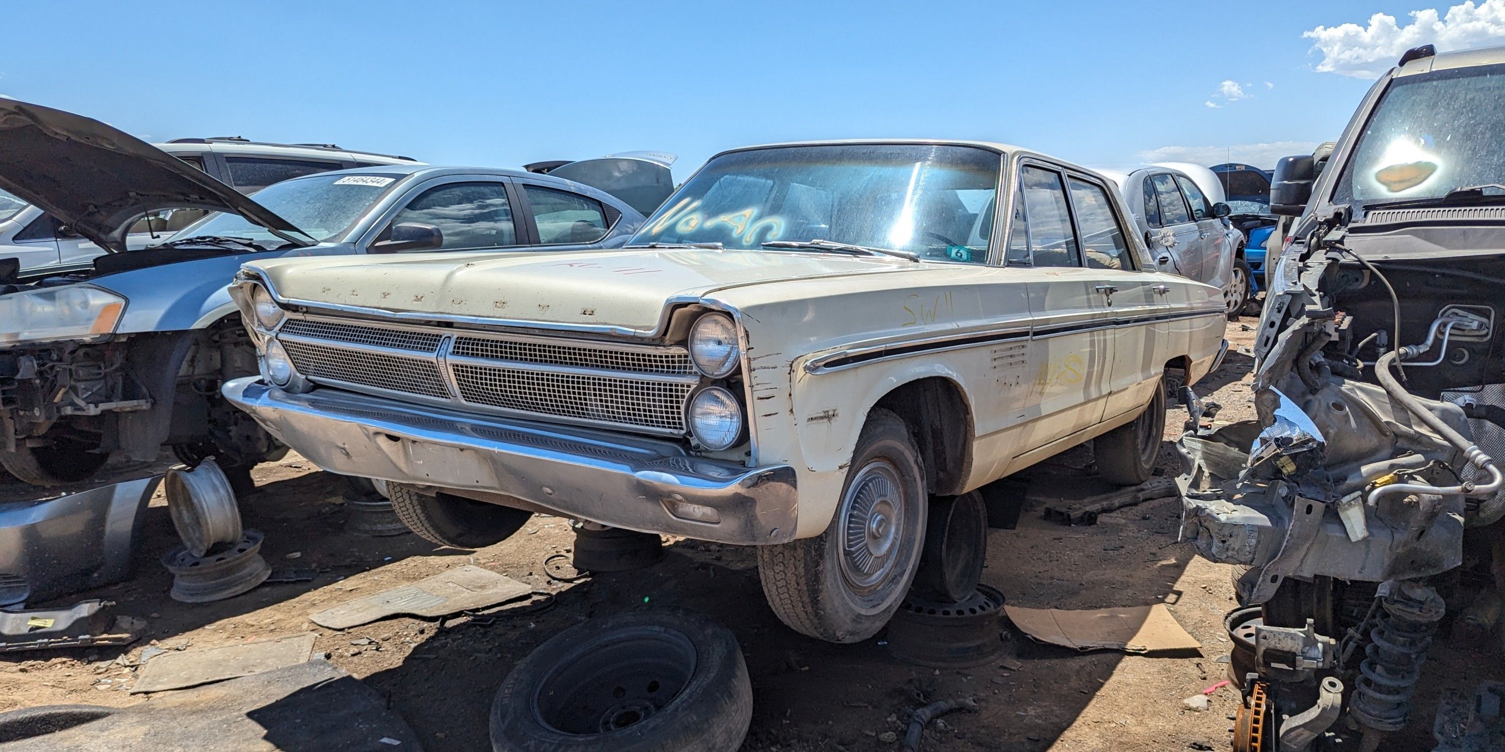 1965 Plymouth Fury III Sedan Is Junkyard Treasure in Colorado